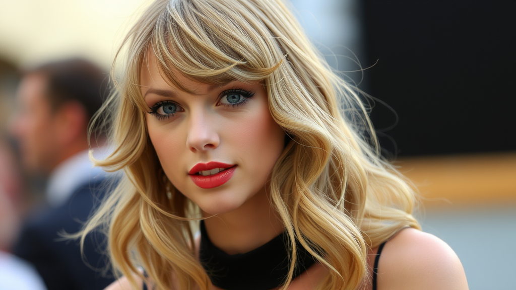 Taylor Swift Without Bangs